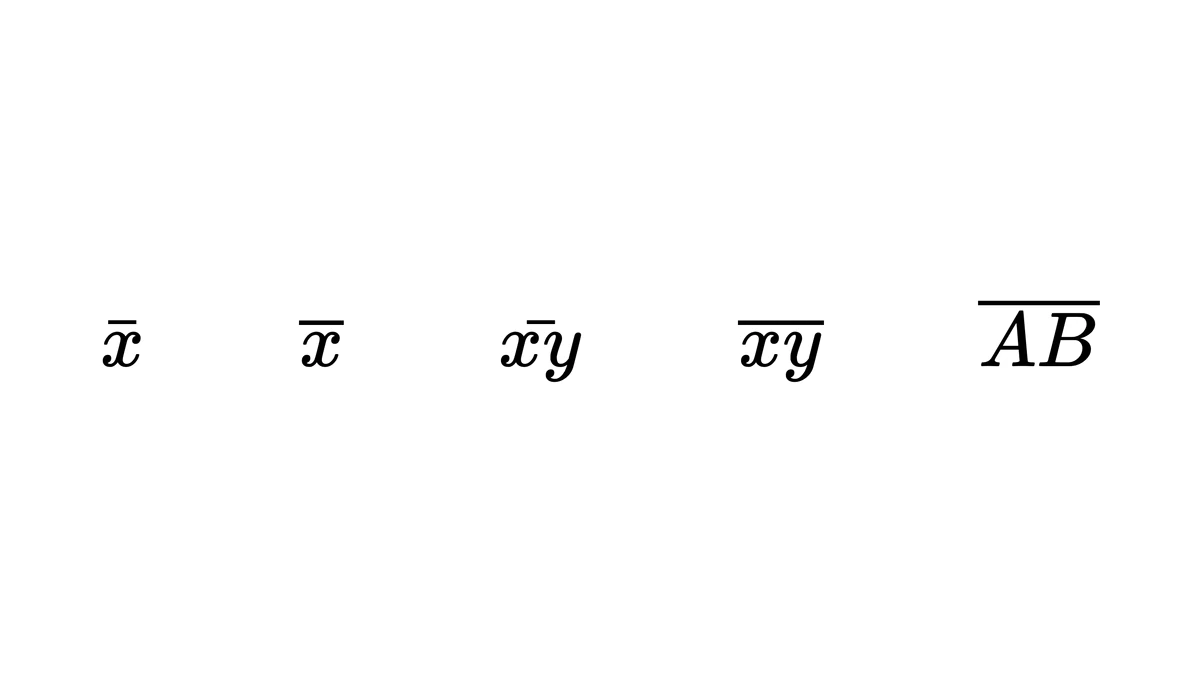 单字母与两个字母分别加短横和长横的效果对照
